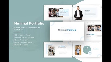 Minimal Portfolio Presentation Template for PowerPoint & Google Slides