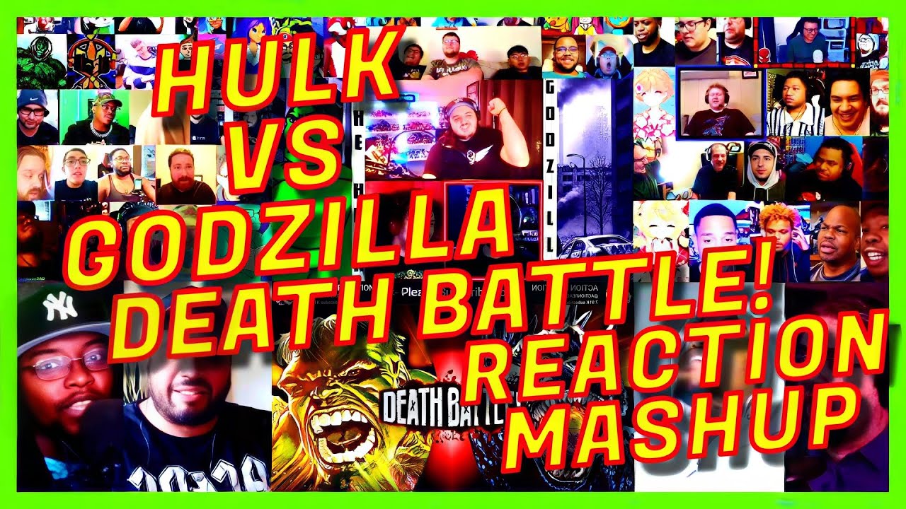 [SUPER MEGA] HULK VS GODZILLA: DEATH BATTLE! - REACTION MASHUP - MARVEL COMICS VS MONSTERVERSE [AR]