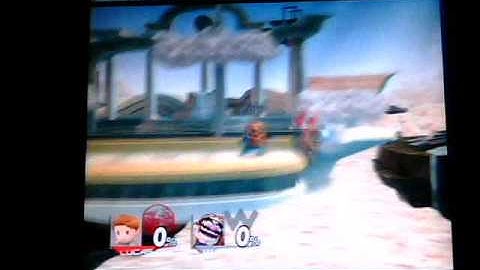 Project M Lucas under stage ledge grab - Skyworld