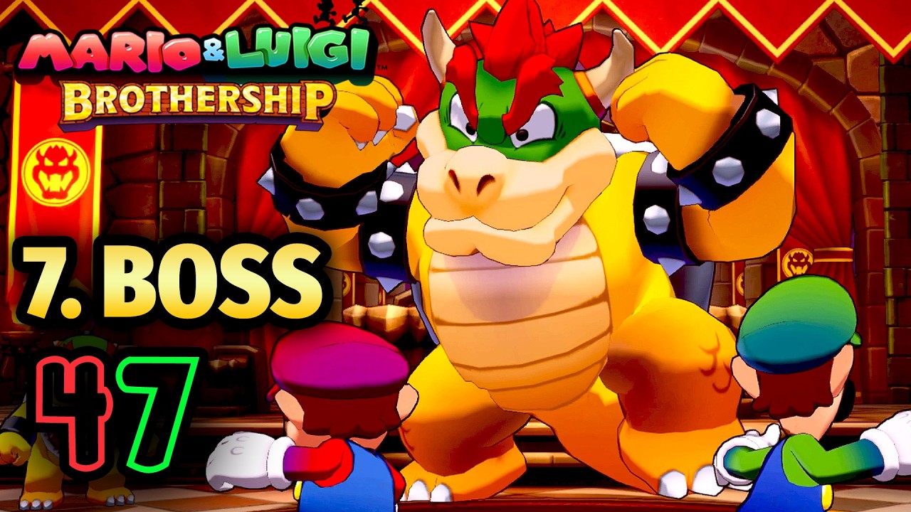 7. Boss BOWSER! Bowser Jr. is kidnapped #47 Mario & Luigi