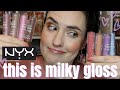 NYX That's Milky Glosses | New NYX Cosmetics Lip Gloss Swatches + Review