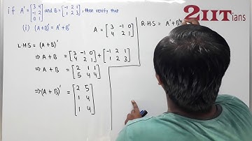 Matrices Exercise 3.3 Q 3 NCERT Class XII | IIT JEE