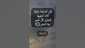 سورة طه الآية ١٤ و ١٥ بصوت الشيخ محمد صديق المنشاوي
