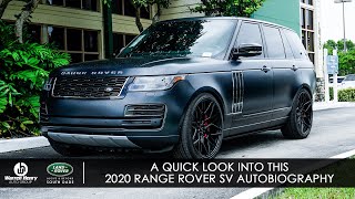 Quick Look Into This 2020 Range Rover SV Autobiography screenshot 1