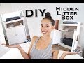 INEXPENSIVE DIY HIDDEN CAT LITTER BOX INEXPENSIVE DIY HIDDEN CAT LITTER BOX