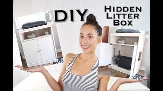 DIY HIDDEN CAT LITTER BOX *INEXPENSIVE*