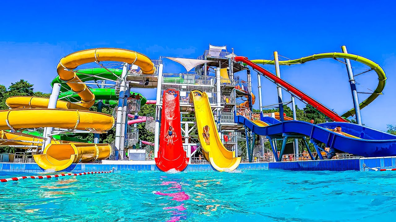 😱 EXTREME Waterslides at Adrenaline Waterpark Zalakaros