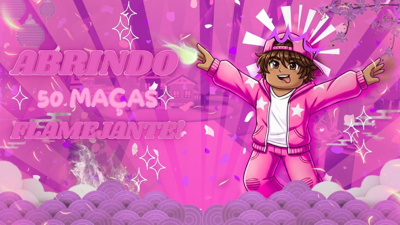 ABRINDO 50 MAÇAS FLAMEJANTE🍎🔥(Adopt Me)