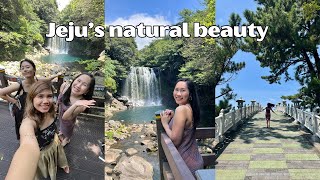 Jeju Vlog 🍊 Cheonjeyeon Falls, Jeju black pork kbbq, Jungmun beach day by Rigelotus 286 views 7 months ago 19 minutes