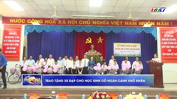 Trao tặng xe đạp cho học sinh có hoàn cảnh khó khăn | TayNinhTV