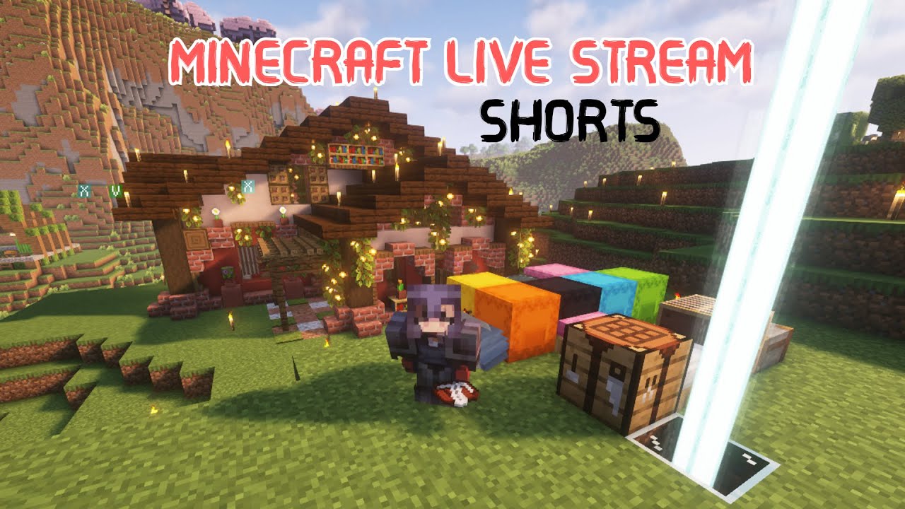Adventuring & Building! | MINECRAFT LIVE STREAM | SHORTS - YouTube