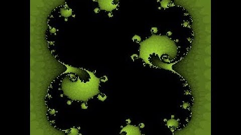 Marek Dragon #fractal #render with  #my 100% pure #python #graphics #library