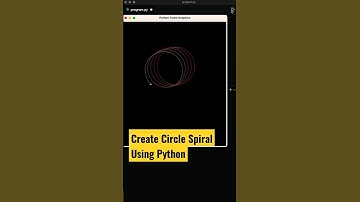 Coding status Python Amazing Circle Pattern turtle #shorts #coding #programming