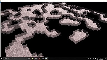 Cellular automaton cave generator
