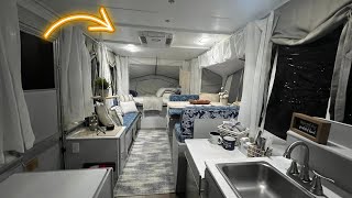 Pop Up Camper Renovation (Palomino Pop Up Fully Restored!) by Parked Redesign 4,965 views 9 months ago 4 minutes, 34 seconds