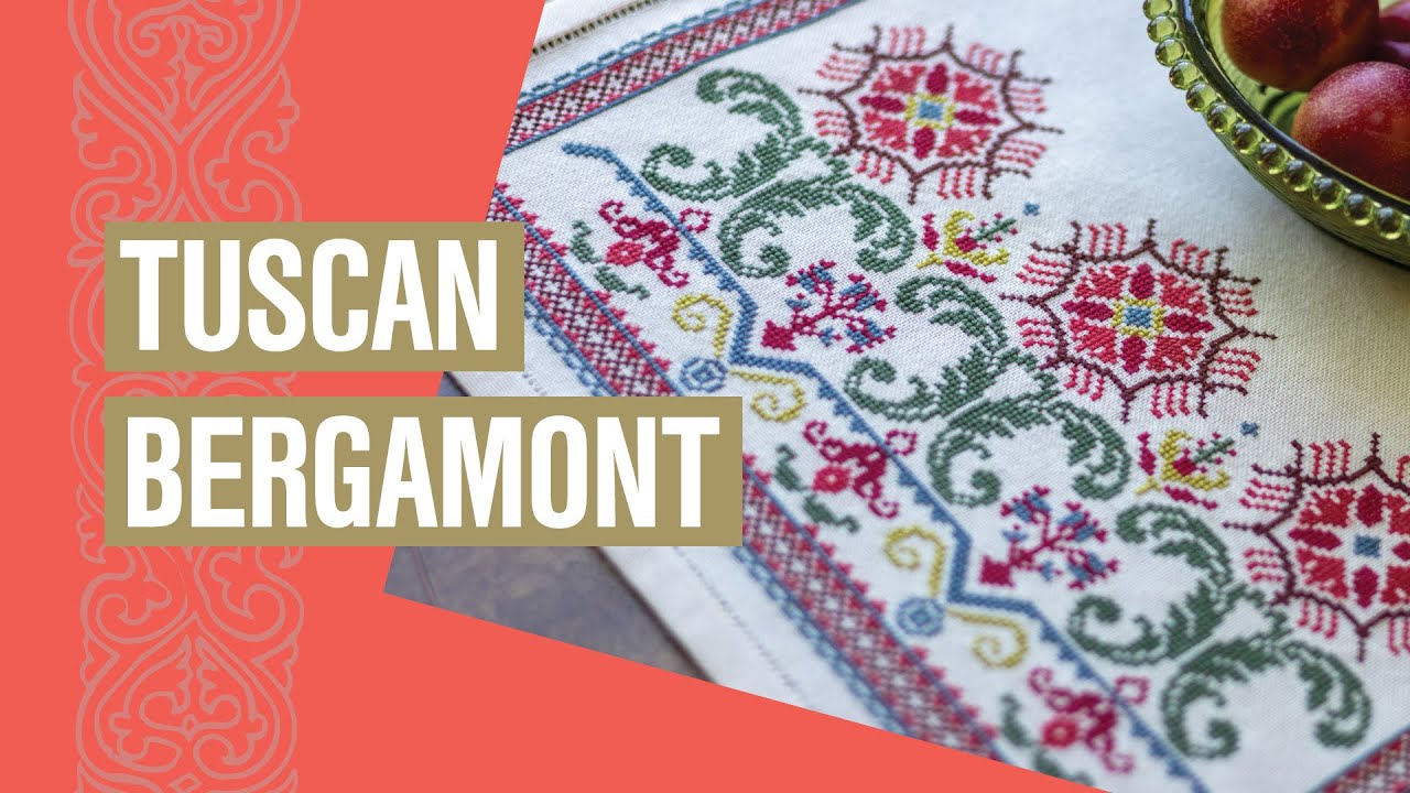 FlossTube Avlea Folk Embroidery Tuscan Bergamot - YouTube
