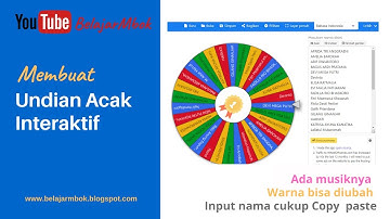Cara Mudah Membuat Undian Acak Interaktif