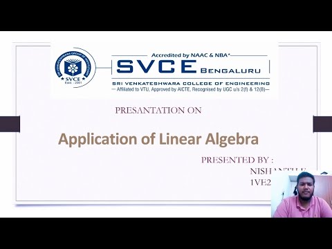 Application of linear algebra in computer science - YouTube