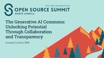 The Generative AI Commons: Unlocking Potential Through Collaboration and Transpare... Arnaud Le Hors