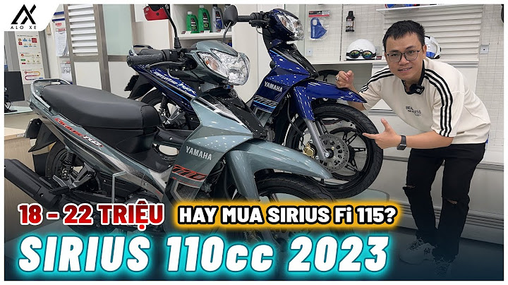 Pô xe sirius 2023 giá bao nhiêu năm 2024