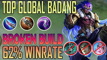 TRY THIS BROKEN BUILD FOR BADANG | TOP GLOBAL BADANG BEST BUILD 2023 ~ MLBB