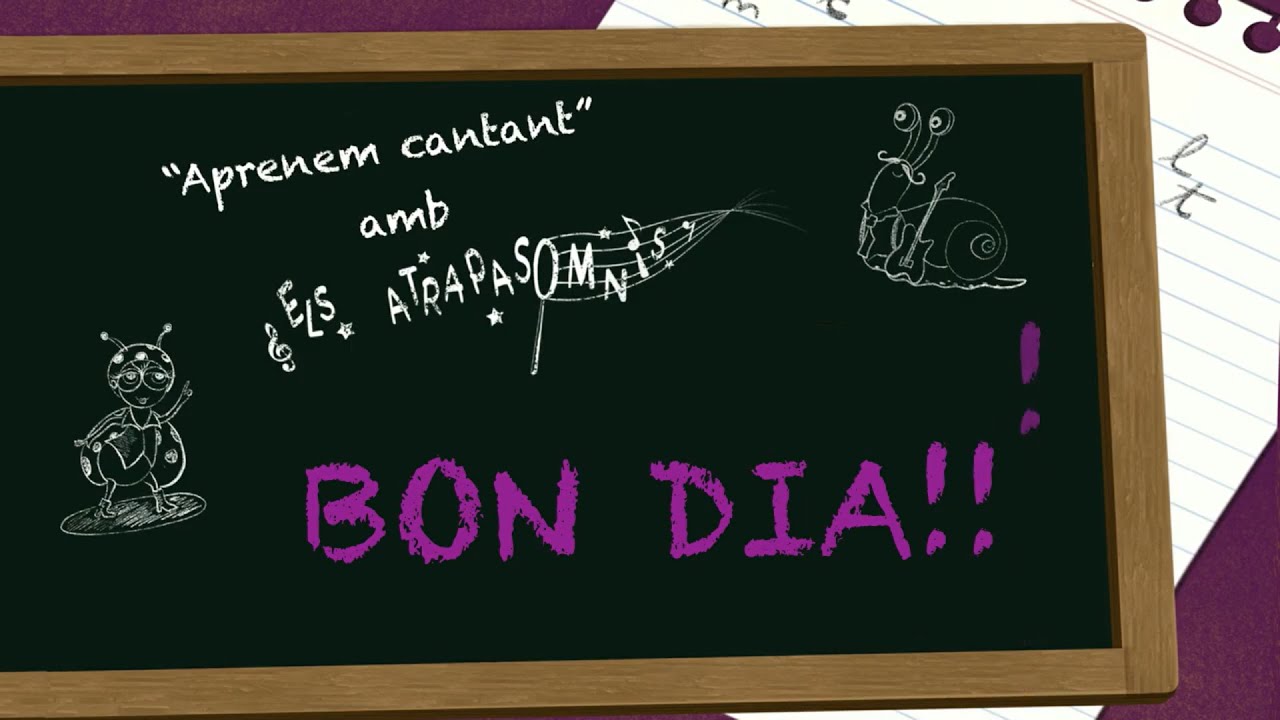 Els Atrapasomnis - BON DIA!!! (Videolyric) - Aprenem cantant
