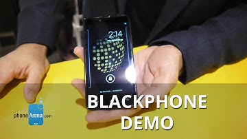 Blackphone Android secure communication handset demo at MWC 2014