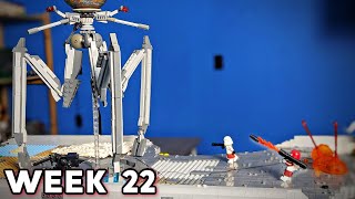 Finishing The GIANT Magna Tri Droid \& More Lighting Fun | Building Mygeeto City In LEGO!