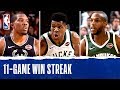 Best Of 11-Game Win Streak For Milwaukee Bucks