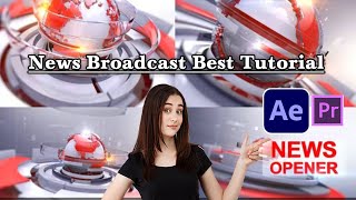 Breaking News and Broadcast / News Opener Intro Best Tutorial - step by step.