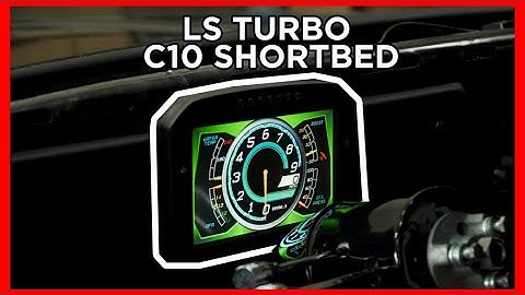 LS TURBO C10 SHORTBED GETS CD-7 DIGITAL DASH!