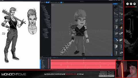 "BASHER" Character Creation in VoxEdit (PART2)