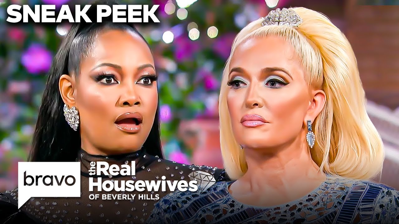 Garcelle Beauvais Reacts to Erika Jayne Cursing Out Her Son RHOBH Sneak Peek (S12 E24) Bravo pic picture