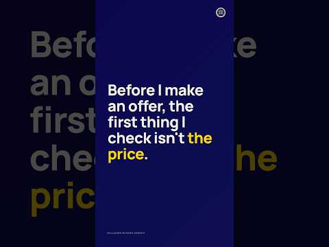 The first thing I check isn't the price #shorts #shorts