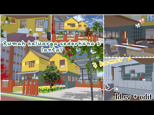 BAGI-BAGI ID LAGI  Rumah keluarga sederhana 2 lantai 3 kamar[ id sv edit] Sakura School Simulator class=