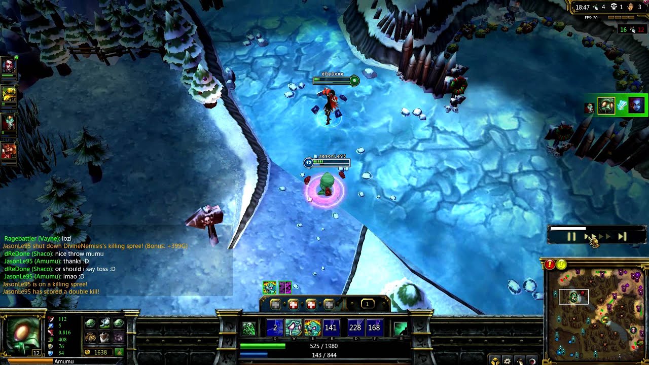 EPIC kill | League of Legends Replay | LoL Amumu | Amumu double kill | HD replay