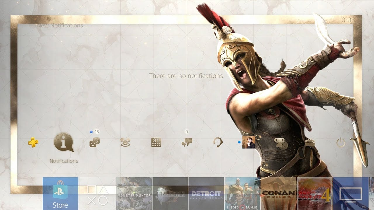 Assassin's Odyssey Free PS4 Dynamic Theme Released