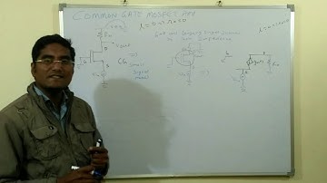 MOSFET common gate amplifier (English)