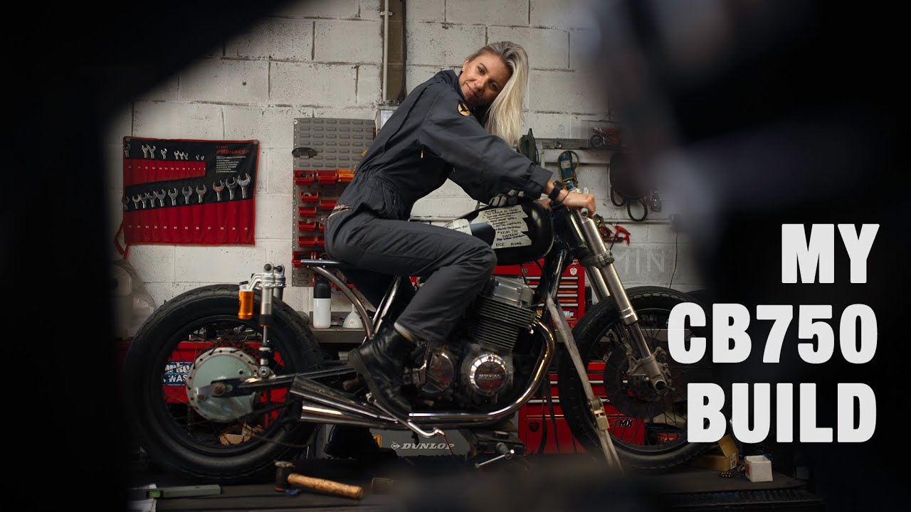 BUILDING MY FIRST MOTORCYCLE / SUBFRAME -  EP 7 / HONDA CB750  / Custom Series by TOMBOY A BIT