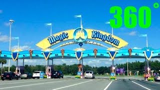 Driving into Magic Kingdom 360˚ 4K Walt Disney World