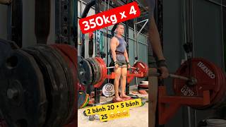 350kg x 4 - Ông chú U40 kéo tạ đều đặn cho khoẻ xương khớp #ryanlongfitness #giamcan