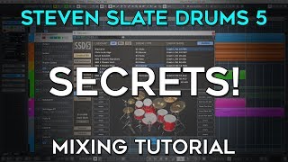 Steven Slate Drums 5 secrets! (rock drums mixing tutorial)