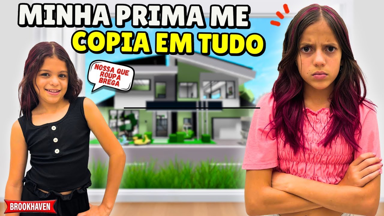 MANU A PRIMA CHATA, COPIA A JESSICA EM TUDO NO BROOKHAVEN.