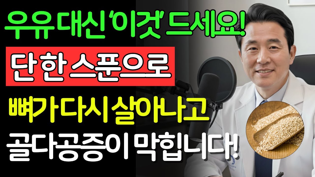 의사들이 숨긴 ‘뼈 강화 음식’ 3가지! 칼슘제보다 5배 더 잘 흡수된다! | 건강의 비밀 | 시니어 필수 정보 | 노후건강