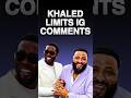 Dj Khaled Turns IG Comments Off Everytime Diddy Makes The Block Hot!