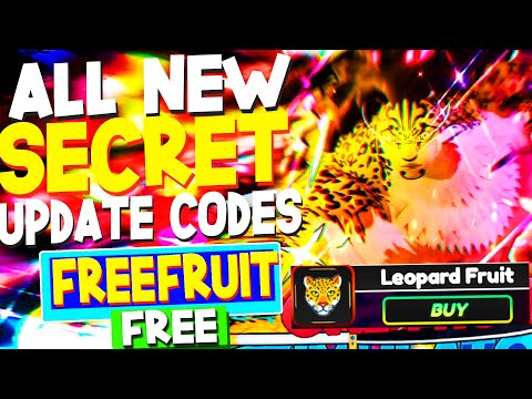 NEW* ALL WORKING LEOPARD UPDATE CODES FOR ONE FRUIT SIMULATOR