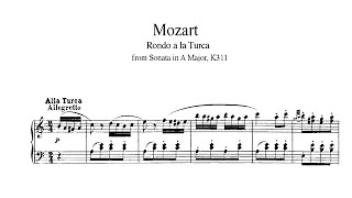 W. Mozart - Rondo Alla Turca (Turkish March) from Piano sonata no. 11 in A major