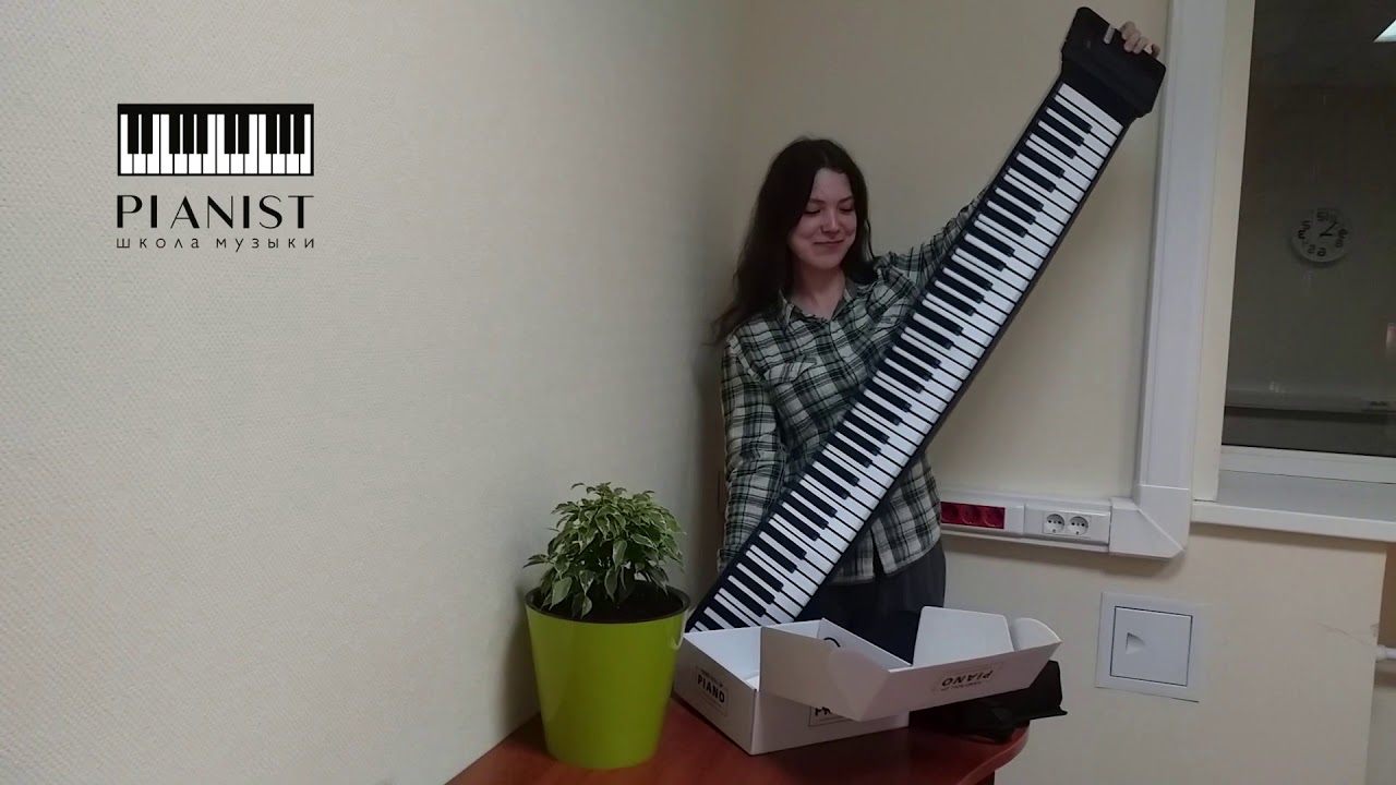 Гибкое пианино Solozar 88 клавиш | Распаковка | Школа музыки Pianist на ...