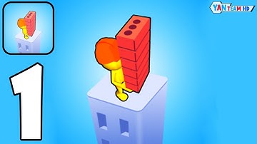 Grow Tower: Block Island - Gameplay Walkthrough Part 1 | Build the tallest tower (Android,IOS)