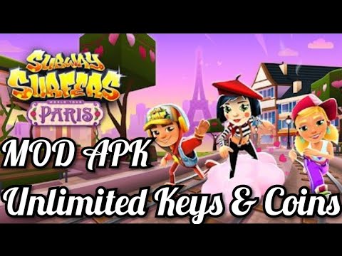 Download Subway Surfers Paris Hack with Unlimited Coins and Keys